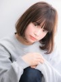 ラフな抜け感が可愛い☆小顔ボブ☆前下がり担当しおん ラフな抜け感が可愛い☆小顔ボブ☆前下がり担当しおん