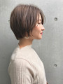 【VIE/つばさ】長め前髪のゆるふわショートボブ 【VIE/つばさ】長め前髪のゆるふわショートボブ