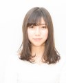 フォギーベージュセミロング