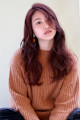 【seek tanabe】波ウェーブ×ピンクベージュ 【seek tanabe】波ウェーブ×ピンクベージュ