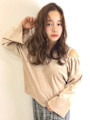 ナチュラルウェーブ×ココアベージュ[若林ゆい]