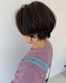 ショート×ラベージュ