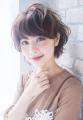大人可愛い上品なクセ毛風ショートボブ・石田ゆりこさん風・神戸