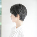 クールな印象◎マニッシュ黒髪ショート