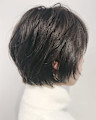 30代40代人気ひし形シルエットショートボブ