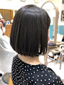 簡単スタイリング/アッシュブラウン/大人ボブ〈深味信也〉	
