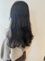 暗髪グレージュ/就活カラー/黒髪/グレージュ 担当西村