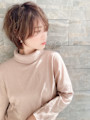 20代30代人気 くせ毛風ショートボブ