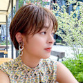 大人可愛い耳かけ前下がり暗髪ショートボブ 大人可愛い耳かけ前下がり暗髪ショートボブ