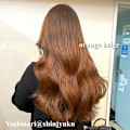 Wワット新宿担当ヨシナリ＊韓国風ヘアでオレンジベージュ