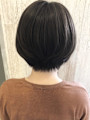 美シルエット×ショートボブ