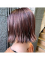 Apiuz Hair　ハイライト×くすみピンク