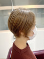 【liesta salon村上】丸みハイトーンショート☆