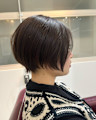 【liesta salon村上】丸みくびれ前下がりショート☆