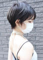 20代30代40代◎抜け感◎大人モードハンサムショート小顔
