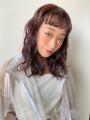 波ウェーブでお洒落にオン眉【前髪カット】