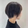 大人ショートボブ×耳かけマッシュ