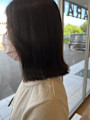切りっぱなし外ハネボブ/ミディアム/SARA@上西
