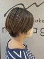 すっきりショートボブ