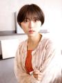 耳かけ/小顔/艶カラー/ナチュラル/ショートボブ 耳かけ/小顔/艶カラー/ナチュラル/ショートボブ