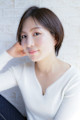 前髪なし大人ナチュラルショート