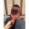 秋色カシスレッド/髪質改善カラー/ミディアム/SARA@美和