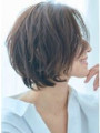 くせ毛風無造作大人ボブ くせ毛風無造作大人ボブ