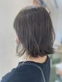 アッシュベージュ×外ハネボブ