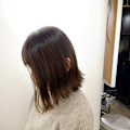 切りっぱなしボブ