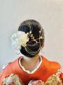 現代和装ヘア(まとめ髪シニオン)