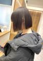 切りっぱなしストレートボブ