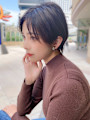 大人可愛い黒髪ショートボブ