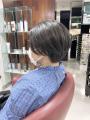 20代30代40代大人かわいい丸み前下がり刈り上げショートボ