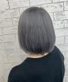 20代30代40代アッシュグレージュナチュラルボブ【上野】
