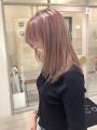 《韓国ヘア》ダブルブリーチ＊ピンクカラー
