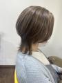 ウルフ×ハイライト白髪ぼかし30代40代50代 ウルフ×ハイライト白髪ぼかし30代40代50代