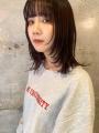顔周りレイヤー　ミディアム/20代/30代