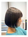 『頑固なクセ/まとまり/艶に特化した』ミニボブストレート