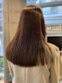 髪質改善/暖色系カラー/ストレート/SAORI