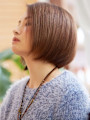 トリートメントカラー小顔大人ボブ