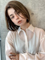 [SORA 大木] 柔らかベージュカラー◯ぷつっとボブ