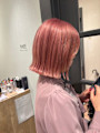 ホワイトピンク/ハイトーンカラー/ベビーピンク/艶髪