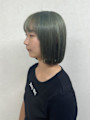 ミルクティーベージュ×タッセルボブ♪