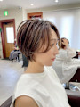 ふんわり定番ショート/センターパート/20代30代40代