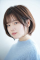 大人可愛い小顔前下がりボブ×ナチュラルボブ×ミニボブ20代3