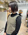 ボブ/ミニボブ/切りっぱなしボブ名駅/名古屋
