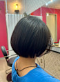 【髪質改善】やわらか縮毛矯正ショートボブ