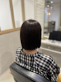 切りっぱなしボブ