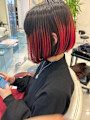 グラデーションカラー♪ビビッドRED