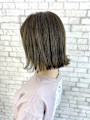 切りっぱなしボブ　ショート